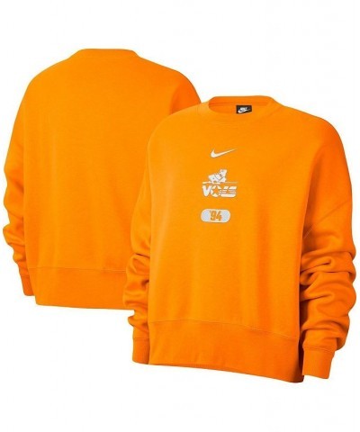 Women's Tennessee Orange Tennessee Volunteers Vault Every Day Fleece Pullover Sweatshirt Tennessee Orange $36.71 Sweatshirts