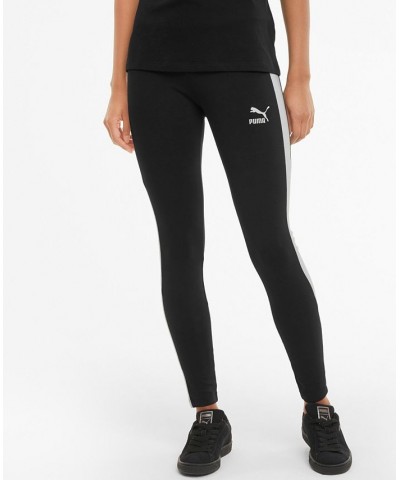 Women's T7 Archive Full Length Leggings Puma Black $13.50 Pants