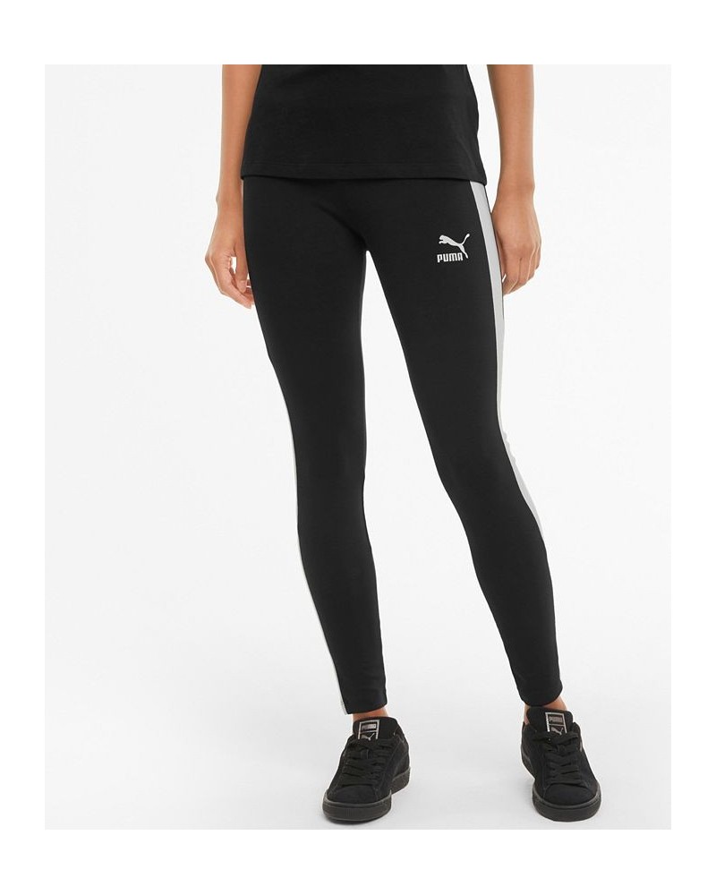 Women's T7 Archive Full Length Leggings Puma Black $13.50 Pants