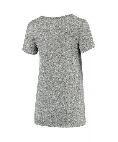 Women's Gray LAFC Layover Knot Tri-Blend T-shirt Gray $22.94 Tops