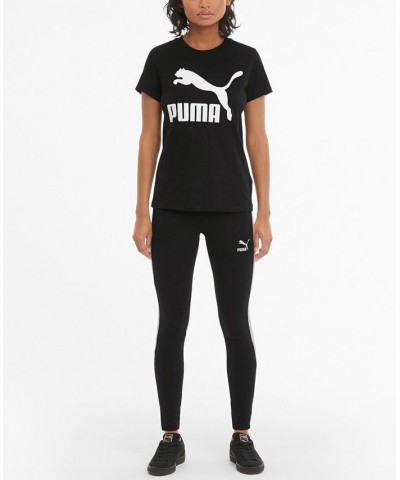 Women's T7 Archive Full Length Leggings Puma Black $13.50 Pants