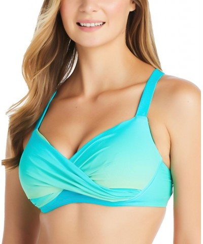 Women's Cool Breeze Underwire Bikini Top Deep Water $34.34 Swimsuits