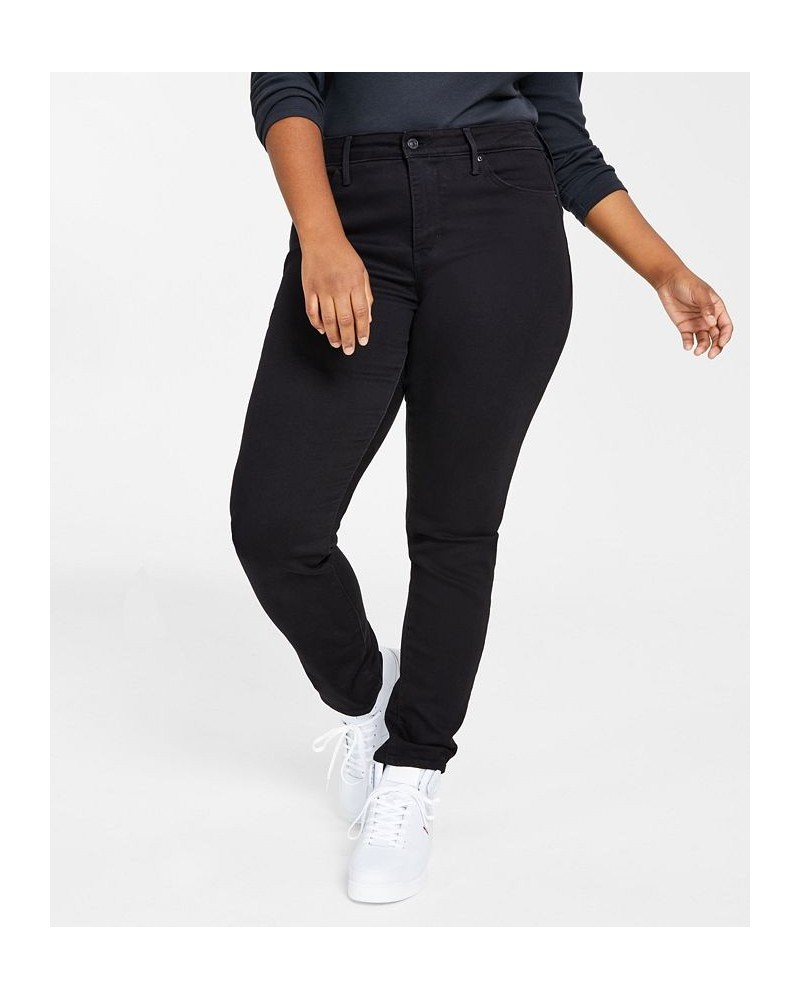 Trendy Plus Size 311 Shaping Skinny Jeans Soft Black $37.79 Jeans