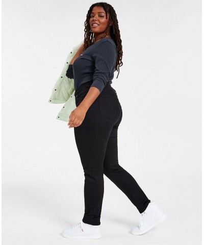 Trendy Plus Size 311 Shaping Skinny Jeans Soft Black $37.79 Jeans