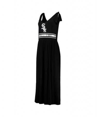 Women's Black Chicago White Sox Game Over Maxi Dress Black $31.61 Dresses