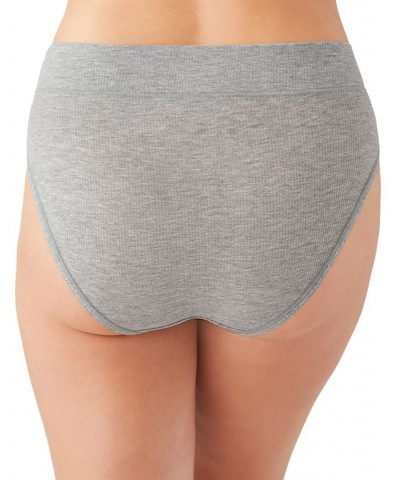 Women's Balancing Act High-Cut Brief Underwear 871349 Gray $16.24 Panty