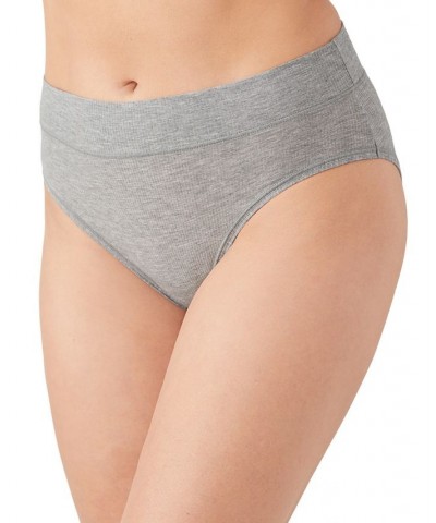 Women's Balancing Act High-Cut Brief Underwear 871349 Gray $16.24 Panty