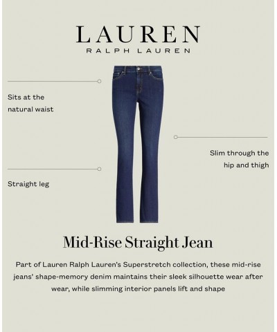 Super Stretch Premier Straight Jeans Regular and Short Lengths Dark Rinse Wash $40.00 Pants