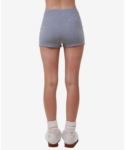 Women's Body Branded Boyshorts Gray $19.60 Sleepwear