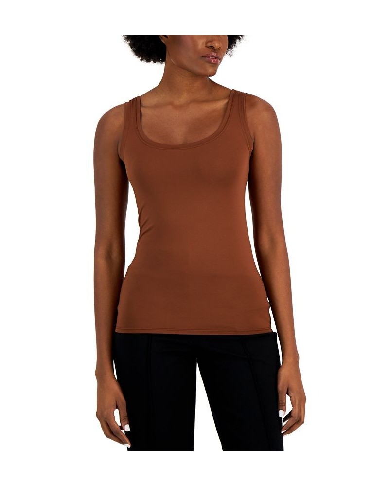 Scoop-Neck Basic Tank Down To Earth $13.49 Tops