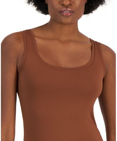 Scoop-Neck Basic Tank Down To Earth $13.49 Tops