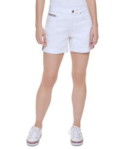 Women's Logo Tape Shorts White $22.05 Shorts