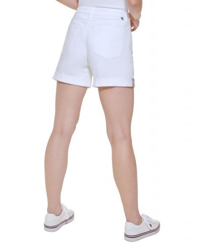 Women's Logo Tape Shorts White $22.05 Shorts