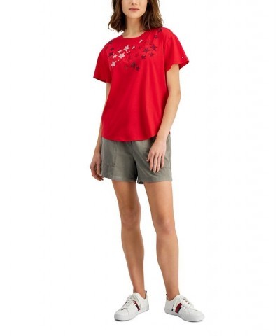 Women's Logo Tape Shorts White $22.05 Shorts