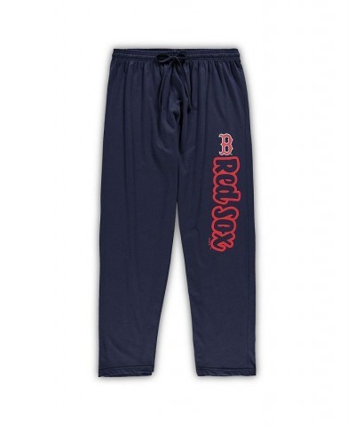 Women's Navy Boston Red Sox Plus Size Jersey Tank Top and Pants Sleep Set Navy $22.40 Pajama