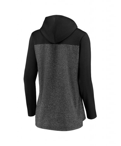 Women's Branded Heathered Charcoal and Black Anaheim Ducks Chiller Fleece Pullover Hoodie Heathered Charcoal, Black $45.89 Sw...