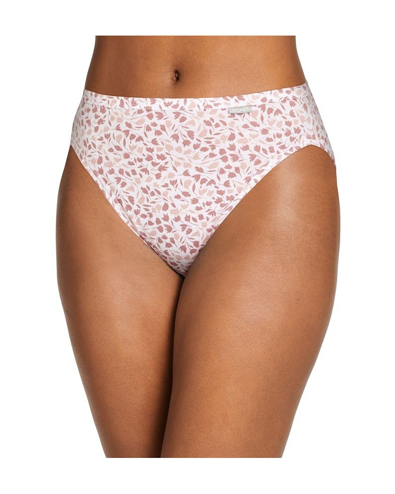 Elance French Cut 3 Pack Underwear 1485 1487 Extended Sizes White/prim Floral/earth Rose $12.47 Panty