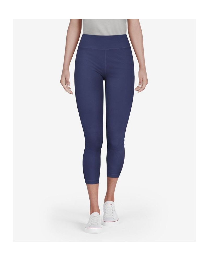 Women's Cool Breeze Capri Leggings Blue $28.00 Pants