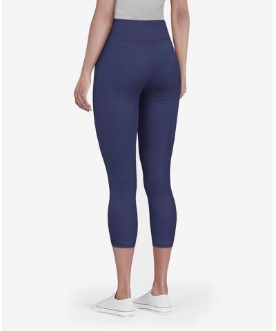 Women's Cool Breeze Capri Leggings Blue $28.00 Pants