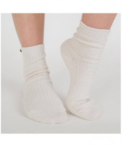 Modern Crew Cut Socks for Women Ivory/Cream $24.75 Socks