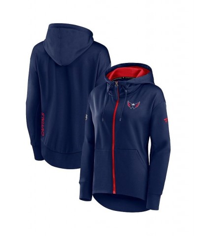 Women's Branded Navy Washington Capitals Authentic Pro Rink Full-zip Hoodie Navy $43.85 Sweatshirts