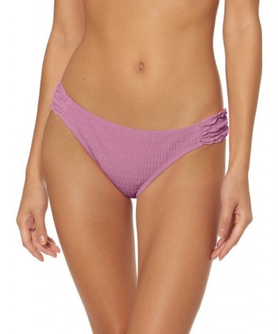 Smocked Hipster Bikini Bottoms Pink $18.42 Swimsuits