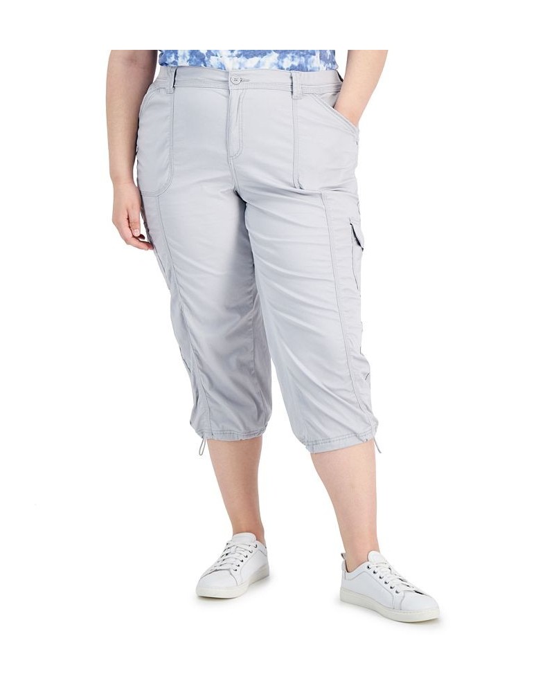 Plus Size Bungee-Hem Capri Pants Misty Harbor $20.85 Pants