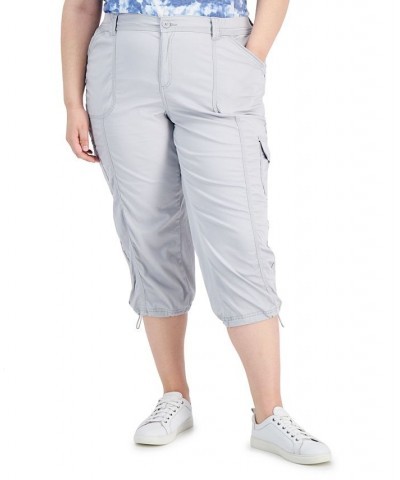 Plus Size Bungee-Hem Capri Pants Misty Harbor $20.85 Pants