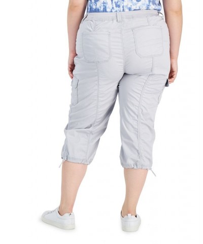 Plus Size Bungee-Hem Capri Pants Misty Harbor $20.85 Pants