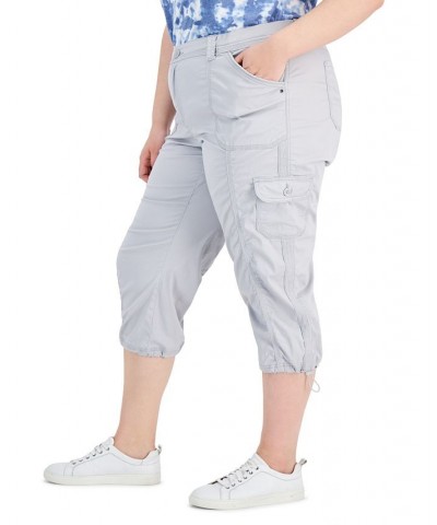 Plus Size Bungee-Hem Capri Pants Misty Harbor $20.85 Pants