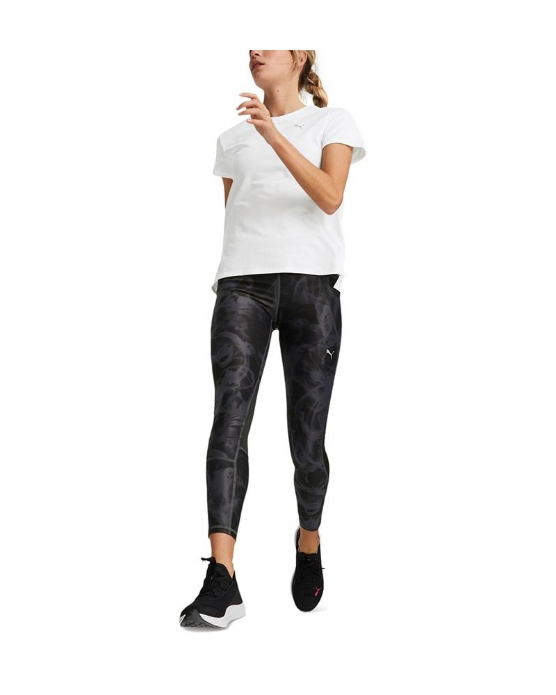 Women's Run Favorite AOP 7/8 Leggings Black $26.55 Pants