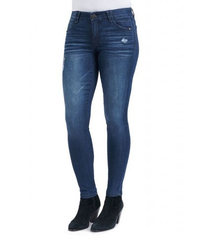 Women's High Rise "Ab"Solution Jegging Blue Vintage-like $47.52 Jeans