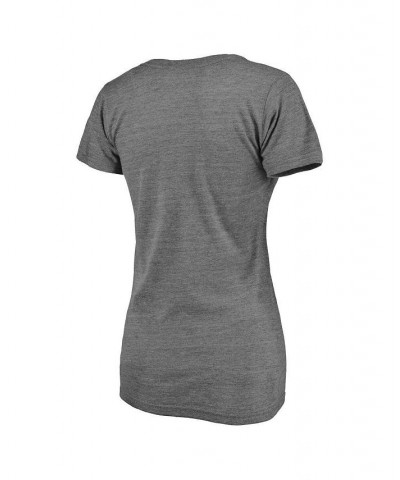 Women's Branded Heathered Gray Minnesota Golden Gophers Vault Primary Logo V-Neck Tri-Blend T-shirt Heathered Gray $21.59 Tops