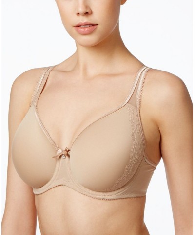 Retro Chic Seamless Underwire Contour Bra 853186 Tan/Beige $20.70 Bras