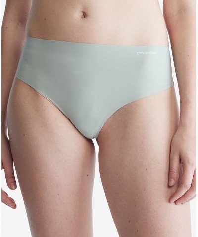 Women's Invisibles High-Waist Thong Underwear QD3864 Sage Meadow $9.88 Panty