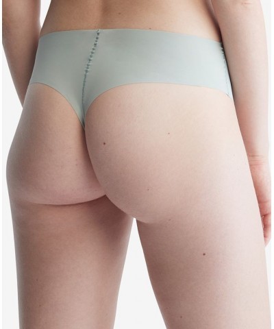 Women's Invisibles High-Waist Thong Underwear QD3864 Sage Meadow $9.88 Panty