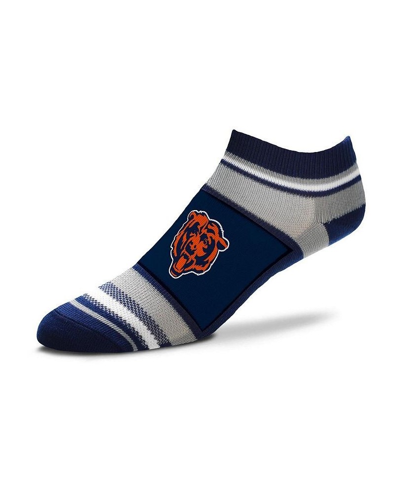 Women's Chicago Bears Marquis Addition No Show Ankle Socks Navy $11.61 Socks