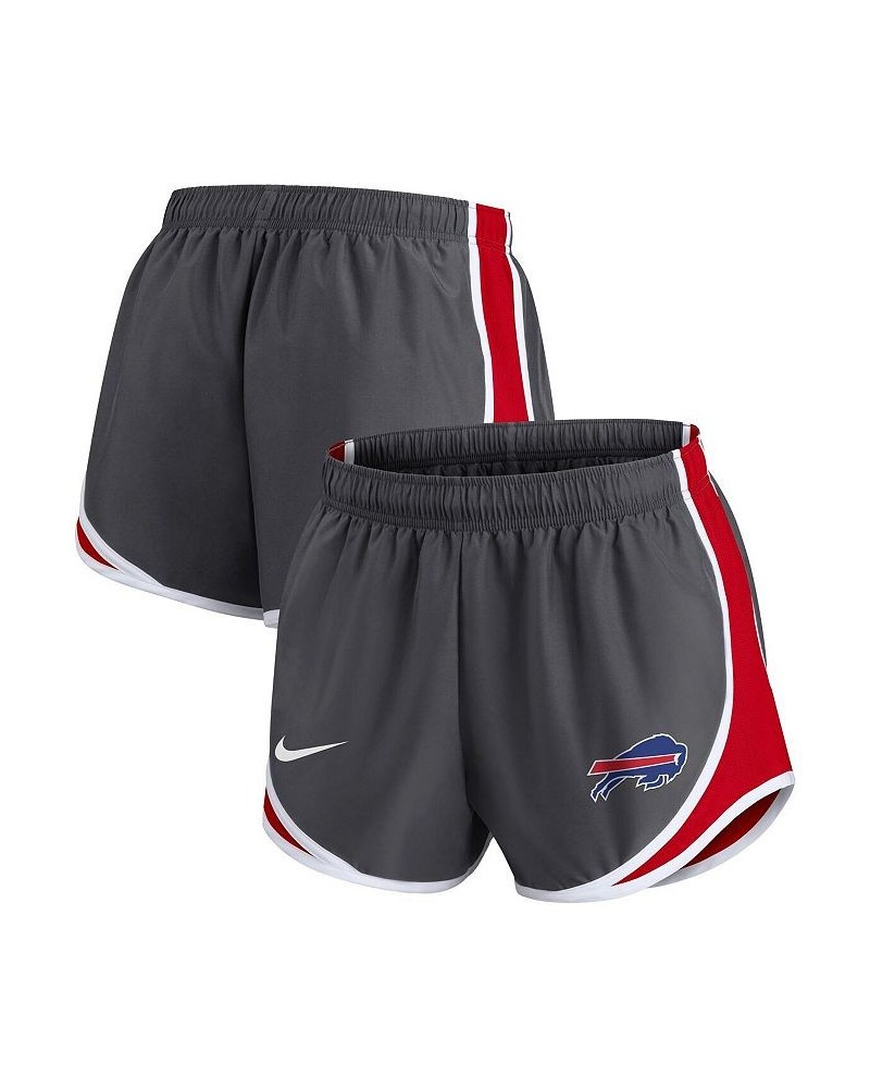 Women's Charcoal Buffalo Bills Logo Performance Tempo Shorts Charcoal $31.34 Shorts