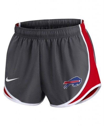 Women's Charcoal Buffalo Bills Logo Performance Tempo Shorts Charcoal $31.34 Shorts