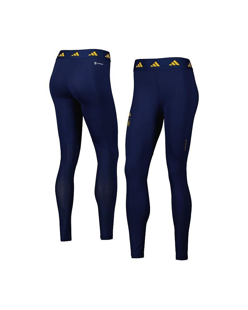 Women's Navy Spain National Team DNA AEROREADY Tights Navy $33.79 Pants