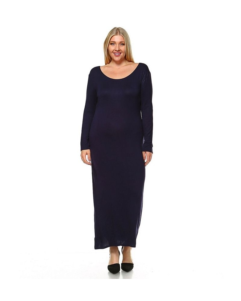 Women's Plus Size Ria Dress Blue $35.28 Dresses