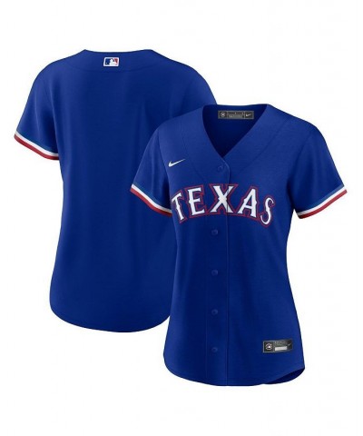 Women's Royal Texas Rangers Alternate Logo Replica Team Jersey Blue $50.00 Jersey