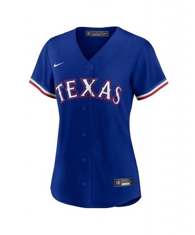 Women's Royal Texas Rangers Alternate Logo Replica Team Jersey Blue $50.00 Jersey