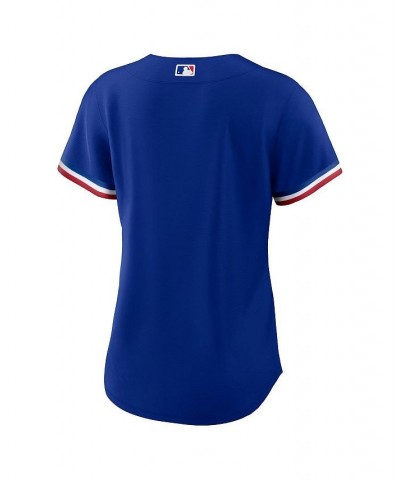 Women's Royal Texas Rangers Alternate Logo Replica Team Jersey Blue $50.00 Jersey