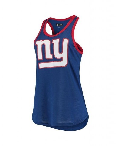 Women's Royal New York Giants Tater Tank Top Royal $18.80 Tops