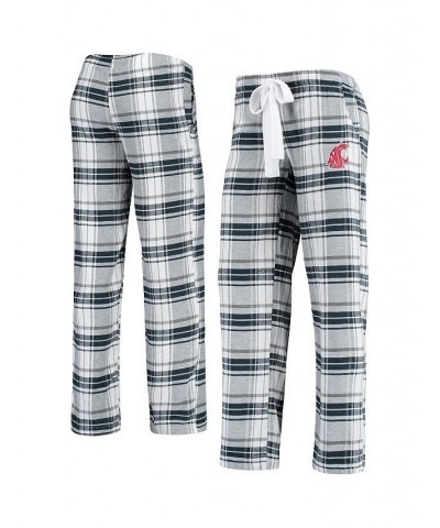 Women's Charcoal Gray Washington State Cougars Accolade Flannel Pants Charcoal, Gray $22.00 Pajama