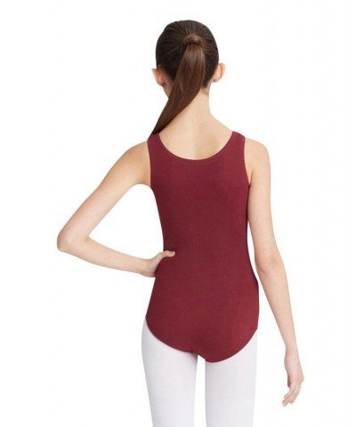 High-Neck Tank Leotard Garnet $19.38 Tops