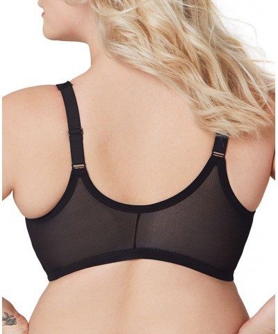 Plus Size Full Figure Magiclift Natural Shape Front Closure Wirefree Bra Black $21.81 Bras