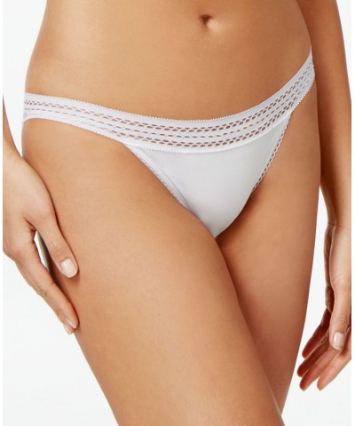 Lace-Trim Bikini Underwear DK5006 White $9.84 Panty