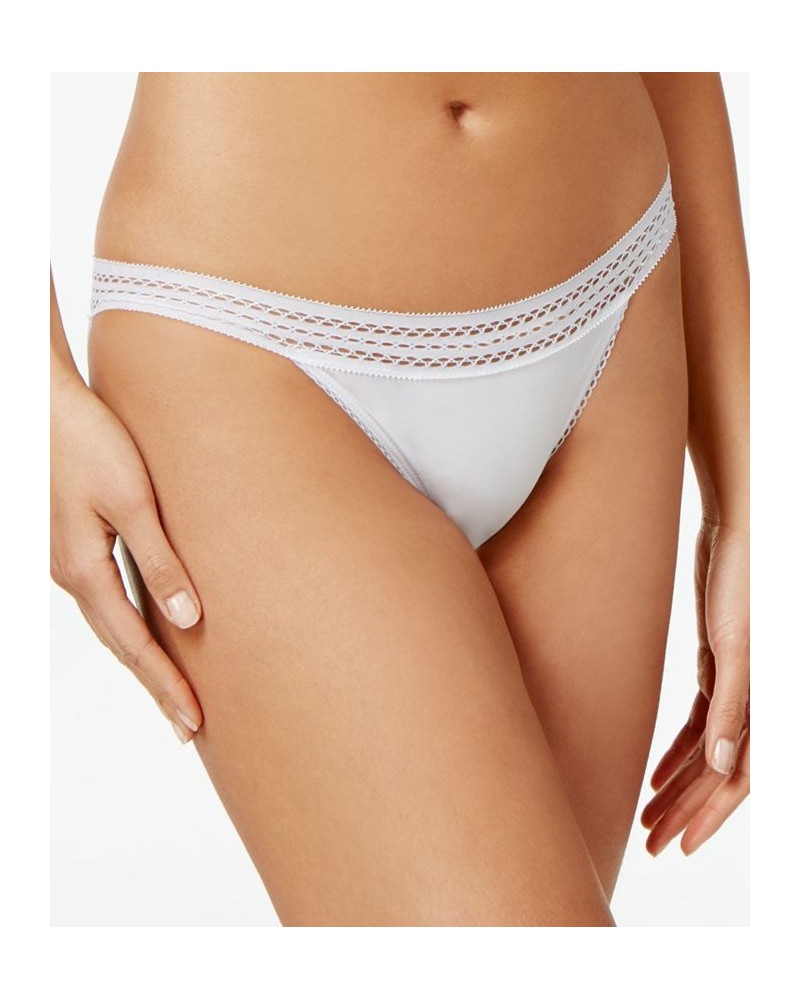 Lace-Trim Bikini Underwear DK5006 White $9.84 Panty